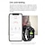 billige Værdiudvalg-TK16 Smart Watch 2.04 inch Smartur Bluetooth Skridtæller Samtalepåmindelse Aktivitetstracker Kompatibel med Android iOS Unisex Lang Standby Handsfree opkald Vandtæt IP 67 41mm urkasse