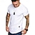 cheap Men&#039;s Casual T-shirts-Men&#039;s T shirt Tee Plain Crew Neck Casual Short Sleeve Clothing Apparel Simple Sportswear Casual Muscle