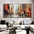 voordelige Olieverfschilderijen-handgemaakt olieverfschilderij canvas kunst aan de muur decoratie modern abstract architectonisch straatbeeld voor thuis woonkamer decor gerold frameloos niet-uitgerekt schilderij