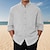 baratos Camisas masculinas de negócios-Homens Camisa Social Saia camisa de botão Branco Rosa Vermelho Manga Longa Tecido Aberto para a Lateral Primavera &amp; Outono Casamento Diário Roupa Bolsos
