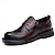 ieftine Oxfords Bărbați-Bărbați Pantofi rochie Cizme de modă Plimbare Casual Zilnic Piele Comfortabil Cizme / Cizme la Gleznă Dantelat Negru Maro Primăvară
