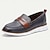 cheap Men&#039;s Slip-ons &amp; Loafers-Men&#039;s Loafers &amp; Slip-Ons Formal Shoes Dress Shoes Leather Italian Full-Grain Cowhide Comfortable Slip Resistant Loafer Blue