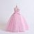 cheap Party Dresses-Kids Girls&#039; Dress Party Dress Solid Color Sleeveless Performance Special Occasion Embroidered Princess Sweet Polyester Maxi A Line Dress Summer Spring 3-13 Years Pink Navy Blue
