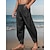 cheap Linen Pants-Men&#039;s Linen Pants Trousers Summer Pants Beach Pants Elastic Waist Plain Comfort Breathable Full Length Casual Daily Holiday Fashion Streetwear Black White