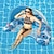 baratos Diversão Ao Ar Livre &amp; Desporto-Novo flutuador de cadeira de piscina atualizado com sombra flutuadores de piscina para adultos pesados cadeira de piscina inflável flutuador de salão com suporte de copo &amp; encosto para piscina lago