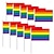 abordables Decoraciones del Orgullo-paquetes de bandera del arco iris 10 piezas / 5 piezas lgbt lgbtq vestir adultos unisex gay lesbiana queer desfile del orgullo mes del orgullo fiesta carnaval diario