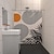voordelige Douchegordijnen-badkamer deco douchegordijn met haken badkamer decor waterdichte stoffen douchegordijn set met 12 stuks plastic haken