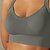voordelige Sport bh&#039;s-Dames Lichte ondersteuning Sport bh&#039;s Running BH Open achterkant Gekruiste rug Goede top Gewatteerd Fitness Recreatiesport Hardlopen Ademend Lichtgewicht Zacht Zwart Wit donkergrijs Effen