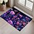 preiswerte Fußmatten-dunkle Blumen Fußmatte Küchenmatte Bodenmatte rutschfeste Flächenteppich ölbeständiger Teppich Indoor Outdoor Matte Schlafzimmer Dekor Badezimmermatte Eingangsteppich