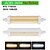 voordelige LED-maïslampen-1/2pcs r7s led lamp hoge helderheid 108leds geen flikkering 118mm led double-ended lamp vervanging metaalhalogenide solar buis 85-265v