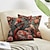 billige dyrestil-flamingo roser dekorative putetrekk 1 stk mykt firkantet putetrekk putetrekk for soverom stue sofa sofa stol