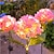 ieftine Lumini de cale și lanterne-Simulare de hortensie lampă solară la sol, în aer liber, impermeabilă, lumini led pentru gazon de grădină, lumini cu led realiste cu led, lumini decorative cu flori solare la sol pentru decorarea