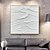 cheap Abstract Paintings-Hand painted 3D Textured White Abstract Painting on Canvas 3D Textured Wall Art Boho Modern Canvas Art Living Room Decor pattle knife oil painting Home Decor Hotel Art Piece