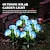 levne Světla cesty &amp; lucerny-2ks venkovní solární led vodotěsná simulace hortenzie květina trávníková světla sváteční výzdoba zahradní pařez světla pro trávník dvorek park chodník dekorace