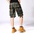 billige Klassisk-Herre Shorts med lommer Shorts Arbejdsshorts Trekking-shorts Knapper Multi lomme Ternet Påførelig Knælængde udendørs Daglig Campering &amp; Vandring Mode Klassisk Grøn Kakifarvet