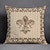 abordables Taies d&#039;Oreiller-Housse de coussin décorative vintage, 1 pièce, taie d&#039;oreiller carrée douce, pour chambre à coucher, salon, canapé, chaise, fleur de lys