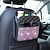 cheap Car Organizers-FYAUTOPER Crystal Car Seat Back Hanging Bag Auto Document Holder Multi-Pocket Bottle Bag Storage Box Organizer Travel Tidy Pouch Pocket