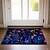 preiswerte Fußmatten-dunkle Blumen Fußmatte Küchenmatte Bodenmatte rutschfeste Flächenteppich ölbeständiger Teppich Indoor Outdoor Matte Schlafzimmer Dekor Badezimmermatte Eingangsteppich