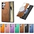 cheap Samsung Cases-Phone Case For Samsung Galaxy S24 S23 Ultra Plus A55 A35 A25 A15 5G A54 A34 A14 Magnetic Adsorption Support Wireless Charging Shockproof TPU PC PU Leather