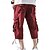 billiga Utomhus-Herr Capri Cargo Shorts Cargo-shorts Shorts Capribyxor Vandringsshorts Bensträng 6 fickor Slät Komfort Utomhus Dagligen Utekväll Mode Streetwear Svart Armégrön