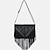 cheap Handbag &amp; Totes-Women&#039;s Crossbody Bag Shoulder Bag Hobo Bag PU Leather Rivet Tassel Large Capacity Solid Color Black White Brown