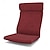 cheap IKEA Covers-POÄNG Armchair Cushion Sofa Cover Solid Color Quilted Polyester Slipcovers