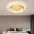 abordables Luces de techo-Luces de techo LED regulables 40/50 cm Montaje empotrado de metal de 1 luz en techo interior Iluminación de ahorro de energía estilo nórdico moderno sala de estar dormitorio 110-240 V solo regulable
