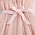 olcso Ruhák-gyerek lány ruha egyszínű rövid ujjú buli szabadtéri alkalmi divat napi poliészter nyár tavasz 2-13 éves rózsaszín