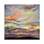 お買い得  油絵-手描きの油絵 キャンバス 壁アート 装飾 モダン 抽象 抽象的 カラフル 縁起の良い雲 風景 リビングルーム ホームデコレーション ロール フレームなし 未延伸絵画