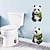 levne Koupelnové pomůcky-ozdobné čepičky záchodových šroubů panda &amp; Sada roztomilých krytů šroubů z odolné pryskyřice