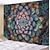 billiga Mandala Tapestry-mandala bohemiska suckulenter hängande gobeläng väggkonst stor gobeläng väggmålning dekor fotografi bakgrund filt gardin hem sovrum vardagsrum dekoration