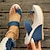 Χαμηλού Κόστους Γυναικεία Σανδάλια-γυναικεία μονόχρωμα σανδάλια πλατφόρμας slip on casual toe loop καλοκαιρινές τσουλήθρες αντιολισθητικές τσουλήθρες beach wedge