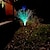 cheap Pathway Lights &amp; Lanterns-2pcs Solar RGB Fiber Optic Jellyfish Garden Light Outdoor Waterproof Fireworks Lawn Light Courtyard Park Patio Pathway Landscape Atmosphere Decoration