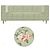 Недорогие IKEA Крышки-Стеганые чехлы для дивана Klippan из 100% хлопка с цветочным принтом серии ikea