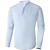 cheap Cotton Linen Shirt-Men&#039;s Shirt Linen Shirt Popover Shirt Summer Shirt Beach Shirt Black White Blue Long Sleeve Plain Band Collar Spring &amp; Summer Casual Daily Clothing Apparel