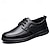 olcso Férfi fűzős bőrcipők-Férfi Ruha Cipők Formális cipők Gyalogló Alkalmi Napi Mikroszálas Kényelmes Bokacsizmák Fűzős Fekete Tavasz