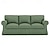 preiswerte IKEA Abdeckungen-Baumwoll-Ektorp-Sofabezug für 3 Sitze, Ektorp-Couchbezug mit 3 Kissenbezügen und 3 Rückenlehnenbezügen, waschbarer Ektorp-Schonbezug für Möbel