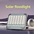 cheap Work Lights-LED Solar Floodlight Rechargeable Emergency Lighting Outdoor Camping Portable Lamp Waterproof Searchlight