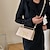 olcso Keresztpántos táskák-Női Crossbody táska PU bőr Napi Lánc Nagy kapacitás Mértani Ezüst Fekete Fehér