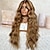 cheap Human Hair Lace Front Wigs-Unprocessed Virgin Hair 13x4 Lace Front Wig Middle Part Brazilian Hair Wavy Multi-color Wig 130% 150% Density with Baby Hair Highlighted / Balayage Hair 100% Virgin Glueless Pre-Plucked For Women Long