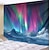 cheap Landscape Tapestry-Aurora Northern Lights Hanging Tapestry Wall Art Large Tapestry Mural Decor Photograph Backdrop Blanket Curtain Home Bedroom Living Room Decoration