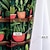levne Záclony a závěsy-2dílná sada zatemňovacích závěsů s tropickými rostlinami květinami kaktusy textura dřeva pozadí umělecké závěsy zatemňovací izolace černá podšívka zvukotěsné závěsy