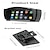 abordables Lecteurs multimédias pour voitures-Lecteur mp5 portable de voiture de 4,7 pouces avec caméra de recul à écran IPS pour voiture GPS navigation Bluetooth airplay miroir lien transmetteur aux/fm