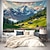 cheap Landscape Tapestry-Countryside Landscape Hanging Tapestry Wall Art Large Tapestry Mural Decor Photograph Backdrop Blanket Curtain Home Bedroom Living Room Decoration