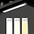 abordables Décors et éclairages nocturnes-éclairage sous l&#039;armoire détecteur de mouvement lumière d&#039;armoire intérieure usb rechargeable sans fil lampes de placard alimentées par batterie veilleuses pour chambre escaliers de garde-robe