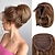 abordables Moños-Moño de pelo desordenado, moño corto con cola de caballo, peine con cordón, extensión de moño con clip para mujer, pieza de pelo sintético, moño, moño recogido para fiesta diaria