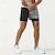 baratos Calções de corrida-Homens Shorts de Corrida Shorts de Academia Calções Bolsos Com Cordão Cintura elástica Calção Ao ar livre Desportos e Ar livre Atlético Secagem Rápida Leve Macio Maratona Corrida Exercite-se Moderno