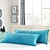 abordables Coussins tendances-Housse de coussin décorative de couleur unie, 1 pièce, taie d&#039;oreiller carrée douce, pour chambre à coucher, salon, canapé, chaise