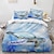 billiga Påslakanset-3st påslakan sängkläder set tryckt sjöhäst havssköldpadda påslakan