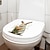 baratos Adesivos de Parede-Adesivo de coelho fofo para banheiro, banheiro removível, banheiro, decoração de casa, adesivo